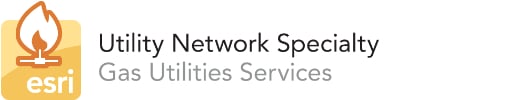 Esri Utility Network Specialty - Gas Utilities Services logo Esri Utility Network Specialty - Gas Utilities Services logo
